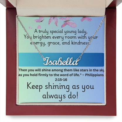 Keep Shinning - Personalized Necklace