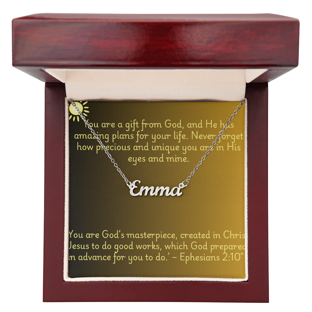 Gift From God - Personalized Name Necklace