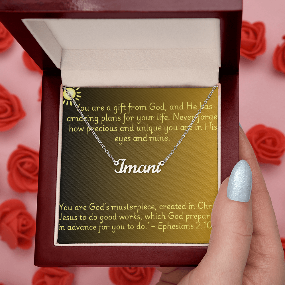Gift From God - Personalized Name Necklace