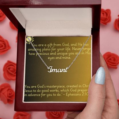 Gift From God - Personalized Name Necklace