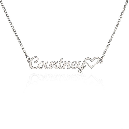 Eternal Love: Personalized Heart Name Necklace for Timeless Memories