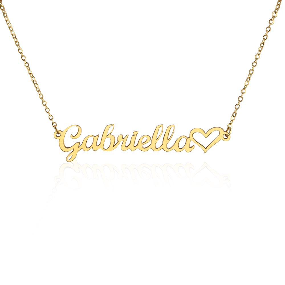 Eternal Love: Personalized Heart Name Necklace for Timeless Memories