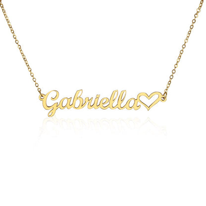 Eternal Love: Personalized Heart Name Necklace for Timeless Memories