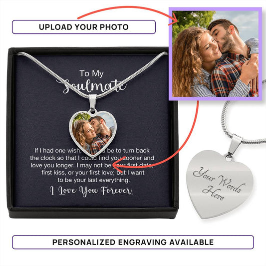 LoveLens: Capture Our Hearts Necklace- Customize it with your photo.