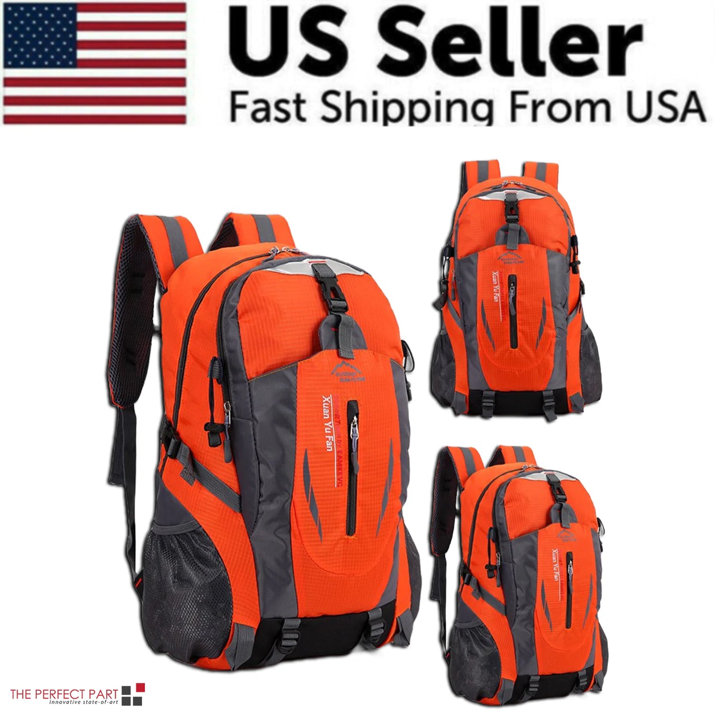 40L  Backpack School Book Bag USA