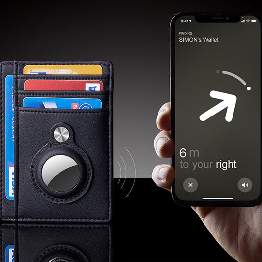 Stylish AirTag Wallet   - Anti-Theft, RFID Protection, and Multi-Functional Design