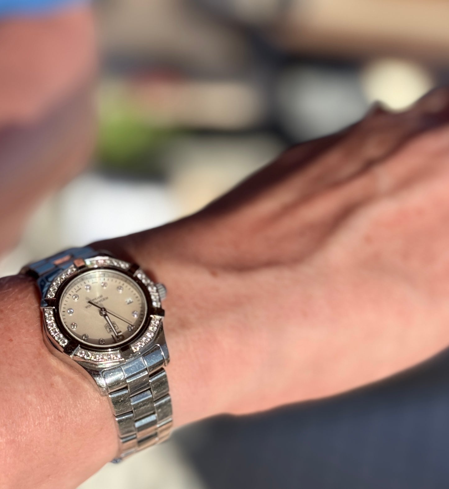 TAG Heuer Aquaracer Blue Mother of Pearl Diamond Women's Watch - WAF1419.BA0824